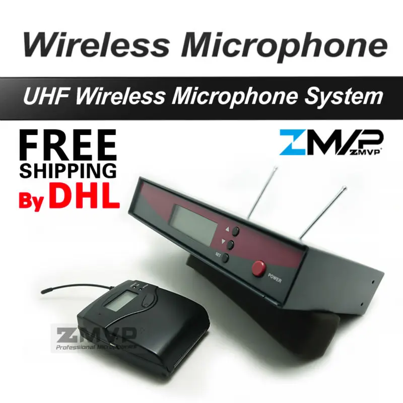 Free Shipping by DHL Professional UHF Wireless