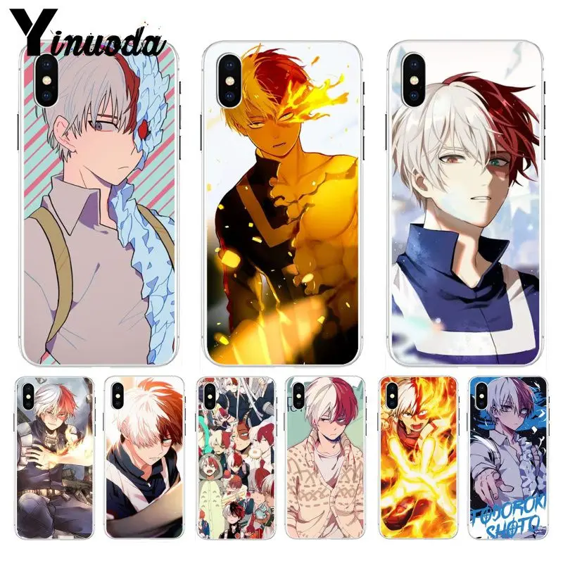 Защитный чехол для мобильного телефона Yinuoda my hero academic шото Тодороки iPhone 8 7 6 6S Plus X XS