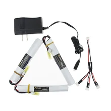NOUS ou Chine plug chargeur 1to3cable 3 pcs 7.4 V 1500 MAH 25C XPower RC Lipo batterie AKKU Mini Airsoft Gun Batterie RC modèle En Gros
