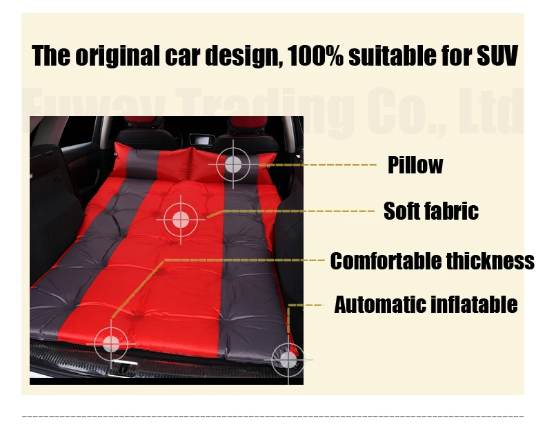 Автоматическая надувная универсальная для всех внедорожников Автомобильная воздушная надувной матрас кровать авто заднее сиденье крышка привод дорожная Автомобильная надувная кровать