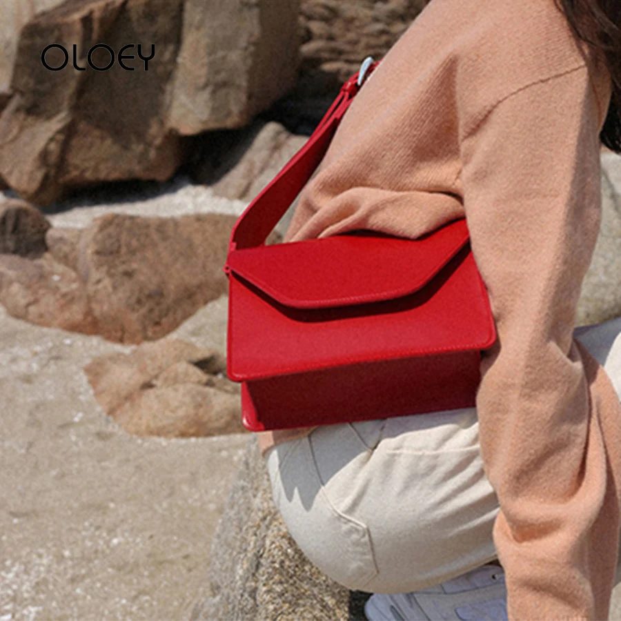 

Women Messenger Bags Luxury Handbags Soild Color Women Bags Designer Wide Shoulder Strap Shoulder Crossbody Bag bolsa feminina