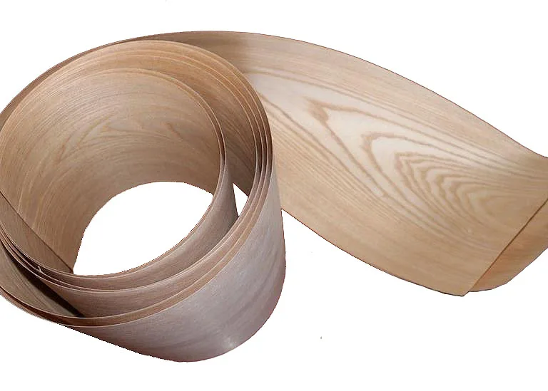 

2Pieces Length: 2.5meters Thickness:0.25mm Width: 15cm Natural Wood Ash Veneer Speaker Leather Hand Solid Wood