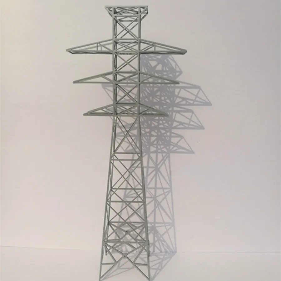 30 см песочница материал сцена Высоковольтная Электрическая башня трансмиссии модель готового продукта