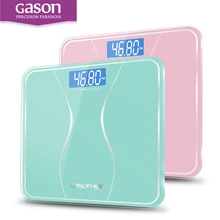 GASON A2s Bathroom Body font b Scales b font Glass Smart Household Electronic Digital Floor font