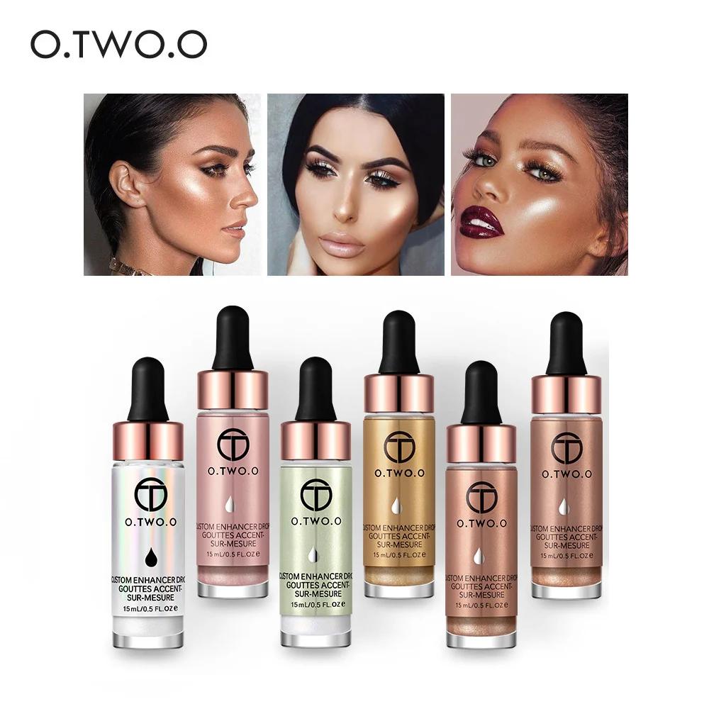 

O.TWO.O Facial eye brightening liquid three-dimensional repair capacity high gloss liquid 6 color optional cosmetics