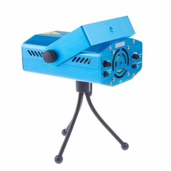 

4 in 1 Multifunctional Mini Projector Red & Green Meteor Laser Stage Lighting Show System Bar Wedding Light