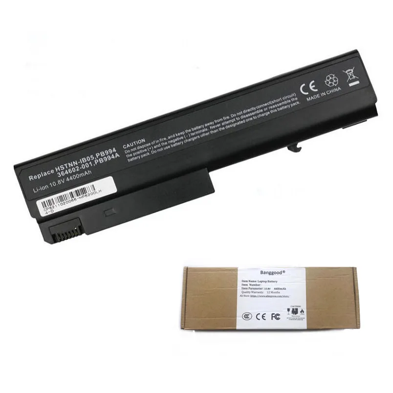 4400mAh HSTNN IB05 PB994 PB994A 364602 001 Аккумулятор для ноутбука HP 6910P 6710S NC6100 NC6200 NX5100 NX6300 NC6120 NX6325 NX6120|Комплекты батарей| |