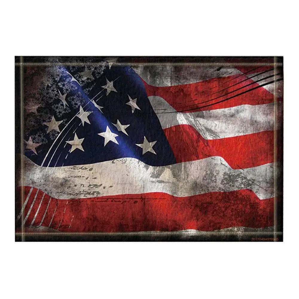 Коврики для ванны с американским флагом от брызг нескользящий напольный коврик