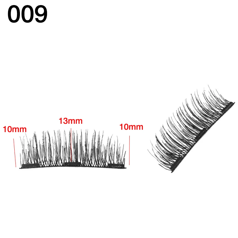 3 магнит 3D накладные ресницы на магнитах ручной работы Магнит Магнитные ресницы натуральные накладные ресницы Магнитный глаз Макияж