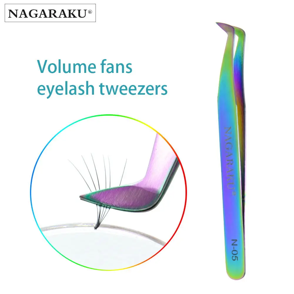 1 шт. инструменты для наращивания ресниц NAGARAKU из нержавеющей стали|eyelash extension|eyelash