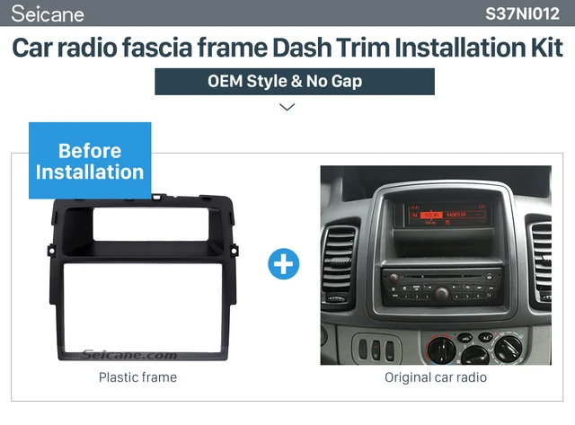 Seicane 2Din Car Radio Fascia for 2015 Up Renault Trafic Opel Vivaro DVD  Panel Dash Kit Auto Stereo Installation Dashboard Panel - Price history &  Review, AliExpress Seller - seicane Official Store