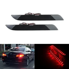 ANGRONG 2PCS LED Rear Bumper Reflector Reverse Tail Stop Brake Light font b Lamps b font