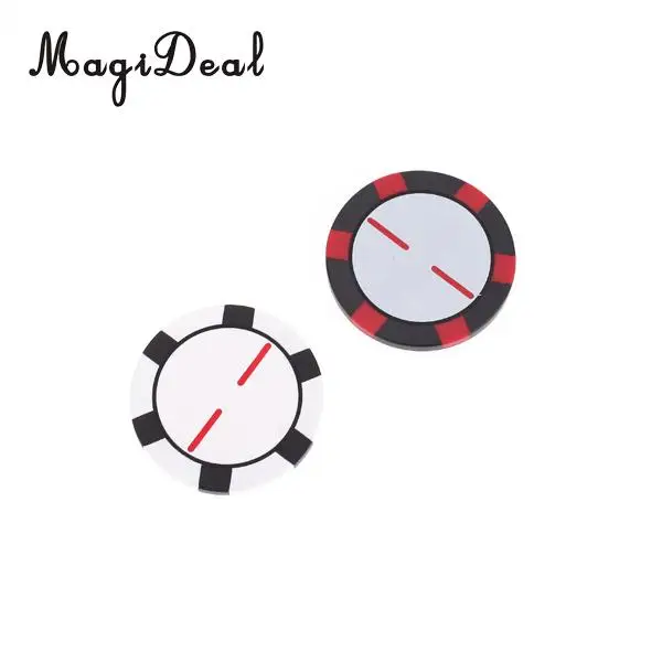 MagiDeal Professional Golf Ball Marker Poker Chip Collectable Parts Golf Training Aids Gift for Golf Lover Practice Friend Gifts
