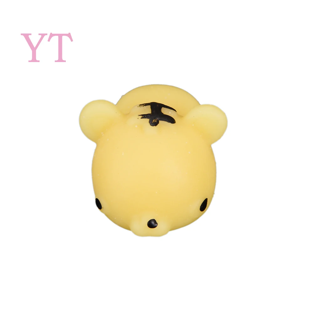 

1PCS Cute Squishy Dog Cat Rabbit Duck Panda Tiger Seal Mochi Squeeze Stretchy Kawaii Decompress Anti-stress Phone Straps charms