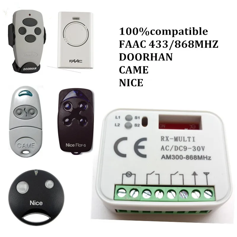 

RX MULTI 433.92Mhz came remote control CAME TOP432NA TOP432EV 432EE garage door remote control Free Shipping