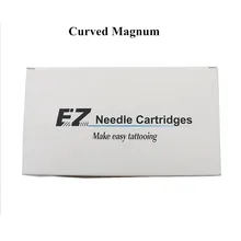 EZ Branco Cartucho Cartuchos Padrão Taper Curvo Magnum Agulhas de Tatuagem para Máquina de Tatuagem Cartucho 20 pçs/caixa