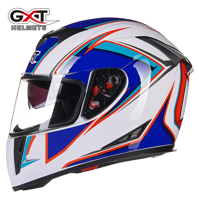 GXT мотоциклетный шлем двойной объектив yohe Электрический защитный шлем четыре сезона общий