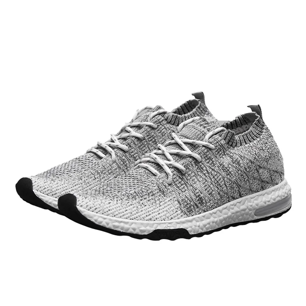 

Running Shoes for Men 2019 Summer Mesh Sports Shoes Lace Up Low Top Jogging Shoes Man Athletic Footwear Breathable Sale Sports