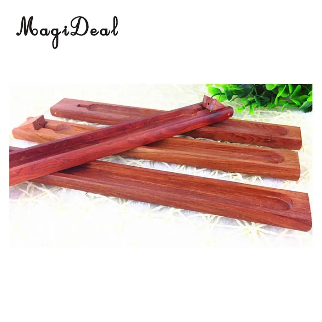 MagiDeal Wooden Incense Stick Holder Handmade Joss Insence Stand Ash Catcher Lightweight Incense Stick