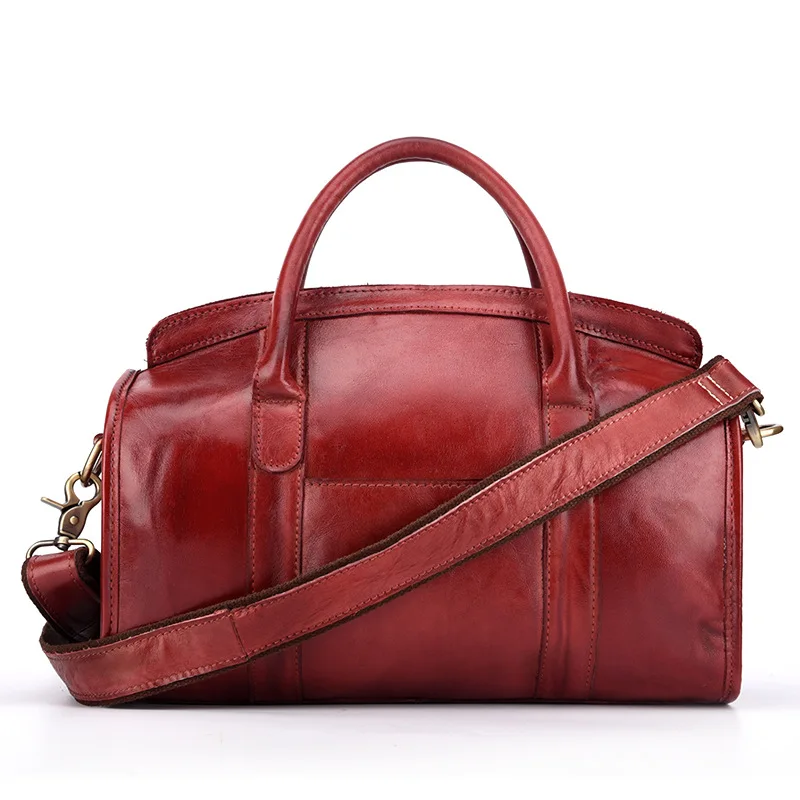 Ms Europe and the United States fashion leather retro pillow bag Ms. Europe and the United States fashion leather retro brush sh