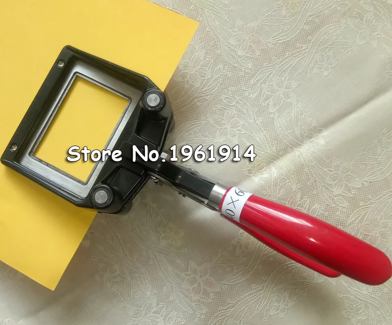 Hand Held ID Card License Photo Picture Punch ID Picture Cutter 40mm x