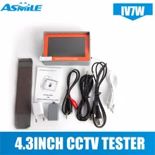 4,3 дюймов IV7W 4 в 1 HD тестер систем Скрытого видеонаблюдения с дисплеем Камера тестер Поддержка CVI AHD TVI 3MP 4MP 5MP 1080P 720P CCTV тестер