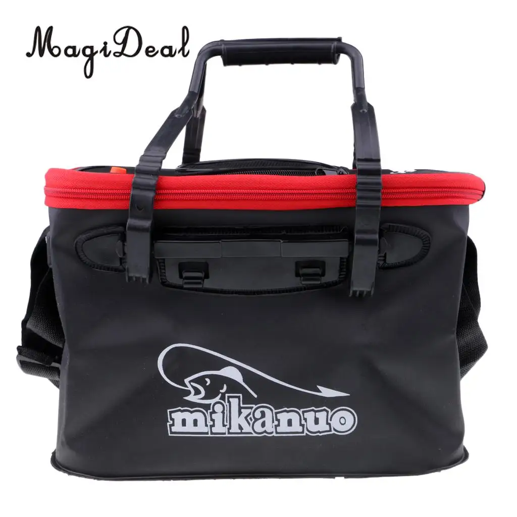 EVA Fishing Water Bucket Pail Outdoor Foldable Folding Collapsible 30/35cm for Kayaking Boating Camping Hiking Travell Access