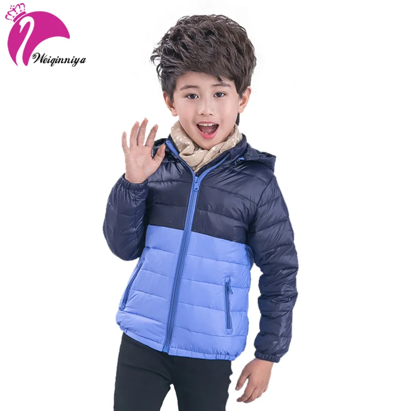 

weiqinniya Boys Down Parkas Jackets Winter Jacket Girl Fashion Children Dwon Thick Coat Russian For Boy 2018 Kids Parkas Jackets