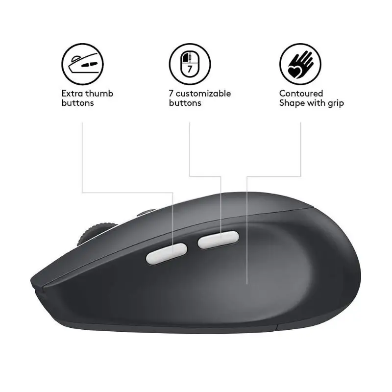 Logitech M590 беззвучная беспроводная Bluetooth мышь оптическая Бесшумная двойной режим