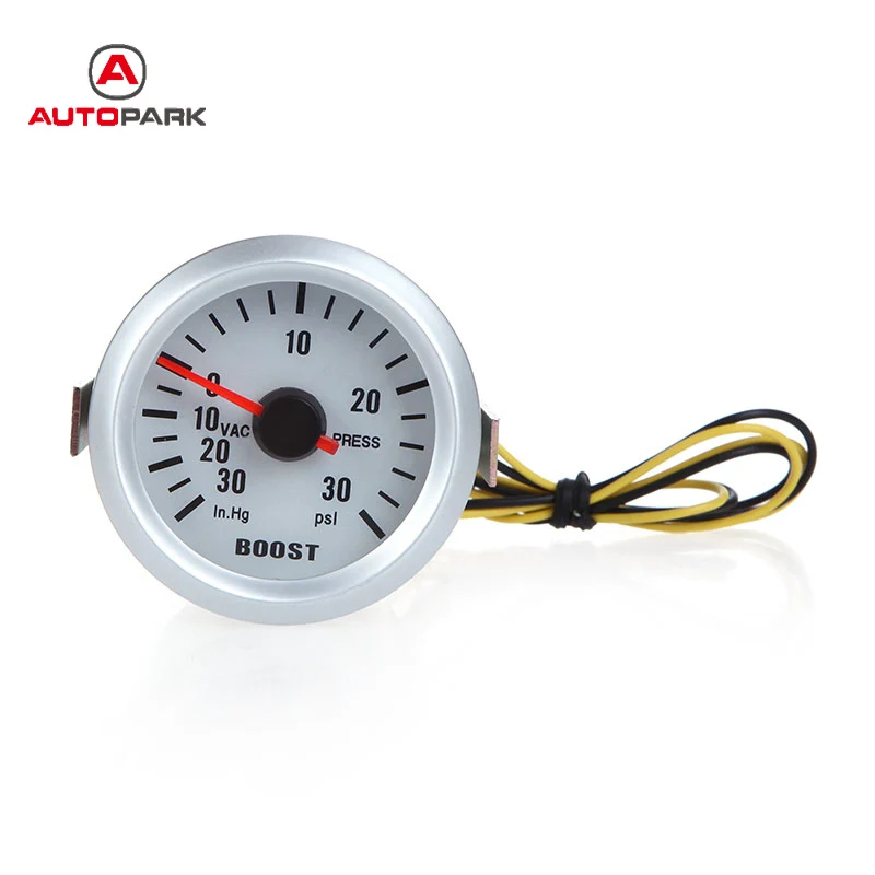 

Professional Turbo Boost Vacuum Press Gauge Meter for Auto Car 2Inch 52mm 0~30in.Hg / 0~30PSI Blue LED Light for All Cars