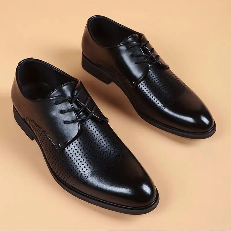 ACEBUY2 Men's Casual Shoes British Business Cotton Shoes Dress Shoes