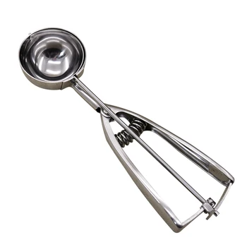 

Wholesale Kitchen Stainless Steel Ice Cream Mash Potato Scoop Ice Cream Ball Maker Kitchen Ice Cream Spoon Tools