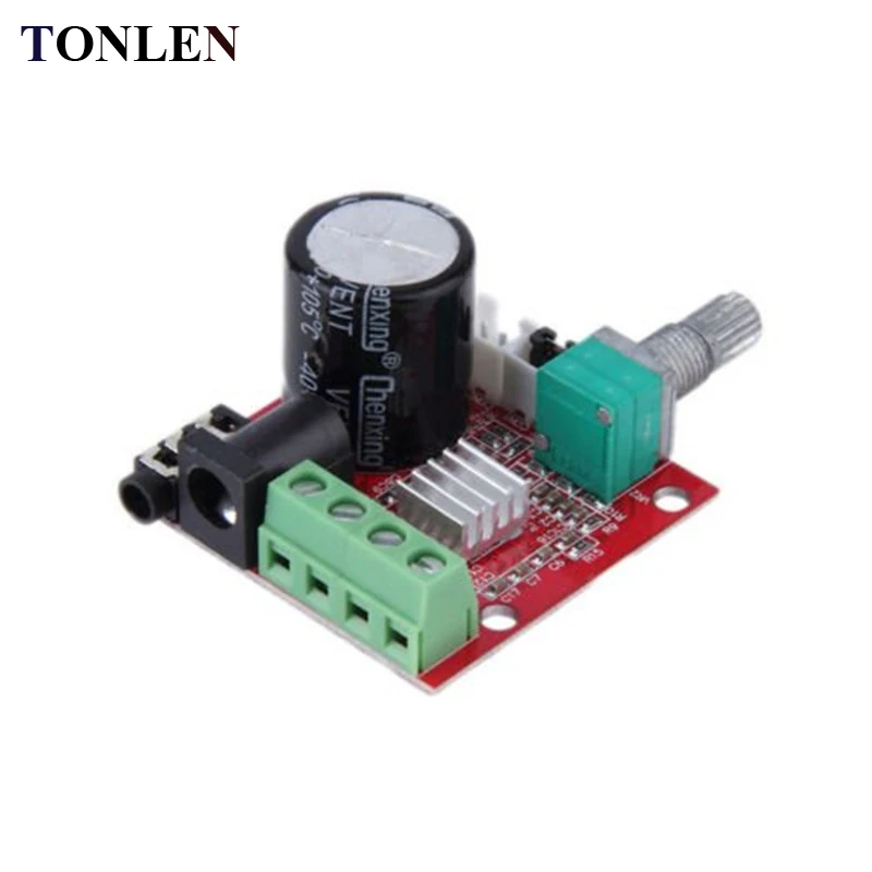TONLEN PAM8610 Mini Verstärker Bord TDA2030 12V 10W Pure Class D Stereo Verstärker Modul DIY Audio Heimkino power Verstärker TONLEN PAM8610 Mini Verstärker Bord TDA2030 12V 10W Pure Class D Stereo Verstärker Modul DIY Audio Heimkino power Verstärker