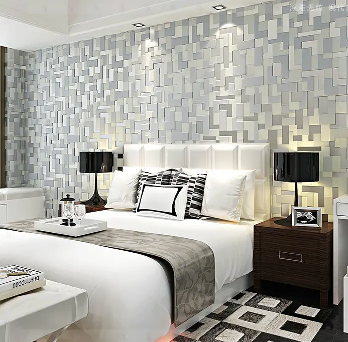 Simple Bedroom Setting simple 3d stereo bedroom living room tv setting wall wallpaper Simple Bedroom Setting simple 3d stereo bedroom living room tv setting wall wallpaper