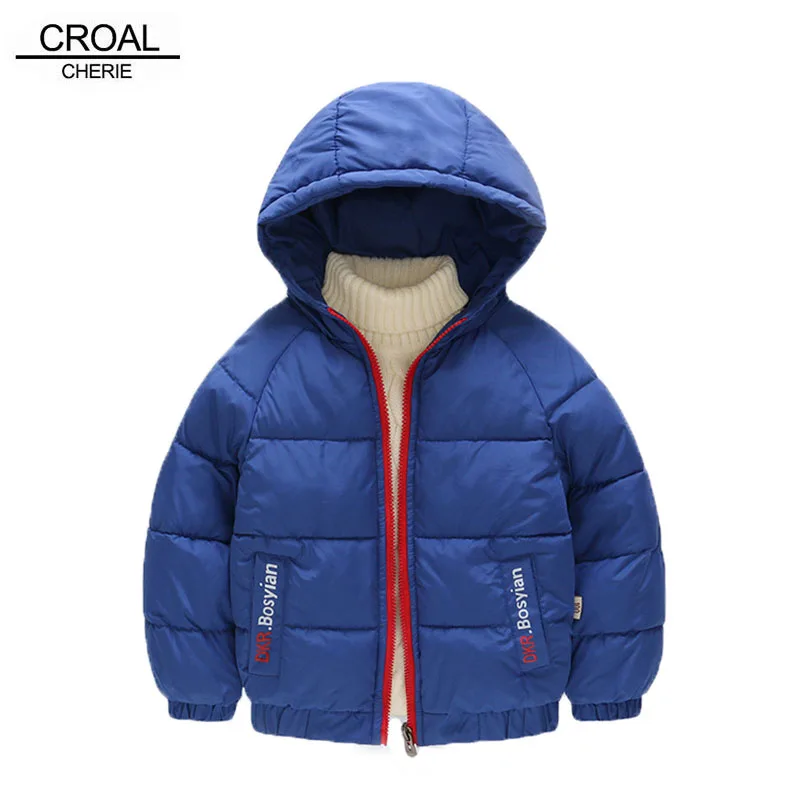 

CROAL CHERIE Warm Winter Jacket For Girls Boys Winter Coat Thicken Velvet Cotton Overalls For Toddler Boys Winter Clothes