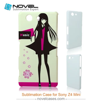 

DIY 3D phone case,blank cell phone case for Sony Z4