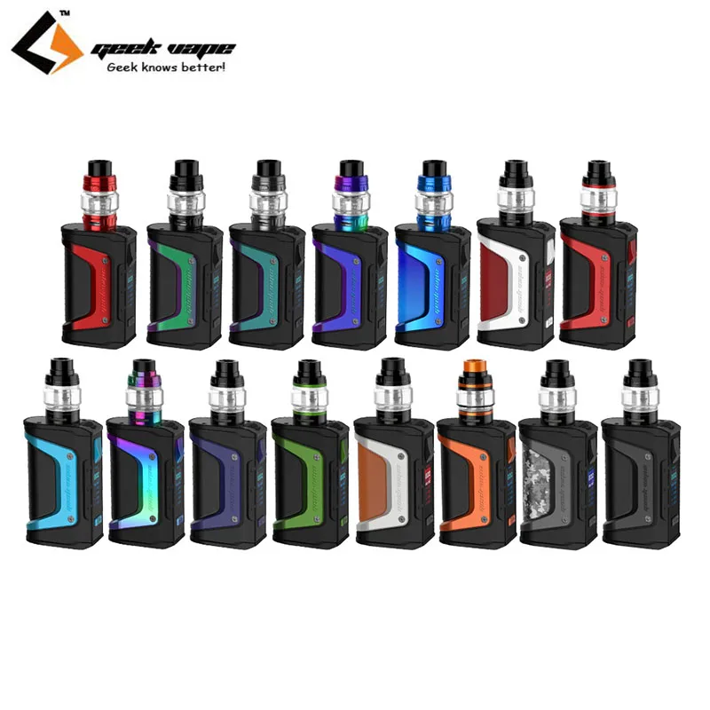 

New Color Geekvape Aegis Legend 200W Kit and 4ml Aero Mesh sub ohm Tank Electronic Cigarette Kit