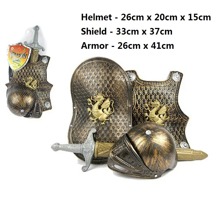 Armour комплект Аниме Драконий жемчуг Z косплей для детей набор оружия воин и мечом В