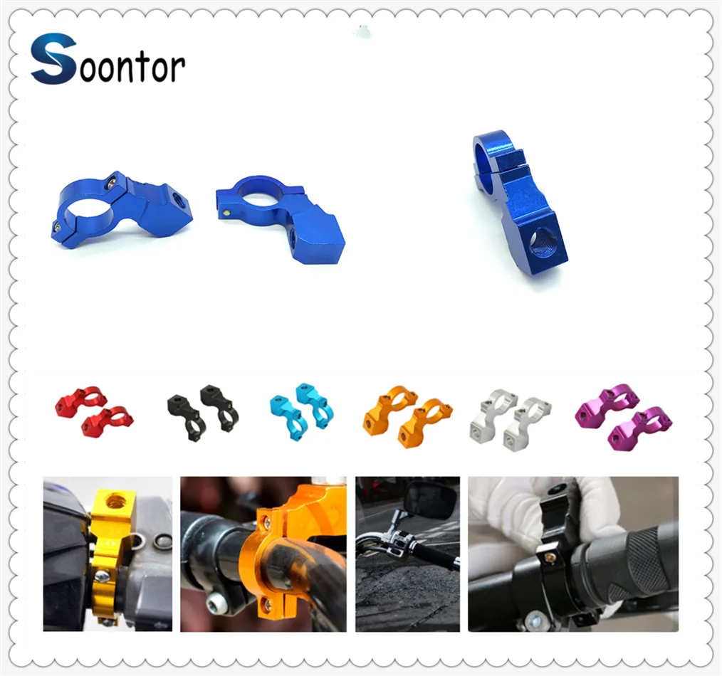 

Mirror mirror code 10mm Motorcycle RearView Mirror Holder Adapte for KTM DUKE SMR SMT 990 SupeR RC125 125 1290