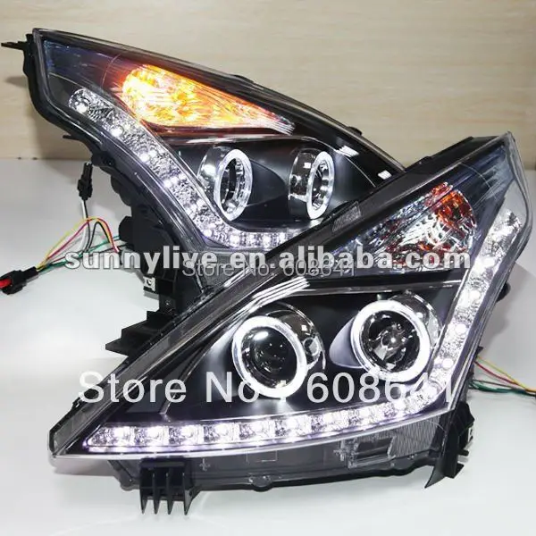 Для NISSAN Teana Ангельские глазки светодиодный фар 2008 до 11 V3|for nissan|headlights foreye led |