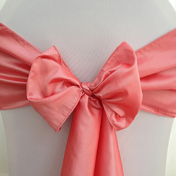 Fiesta-Coral-Taffeta-Sash