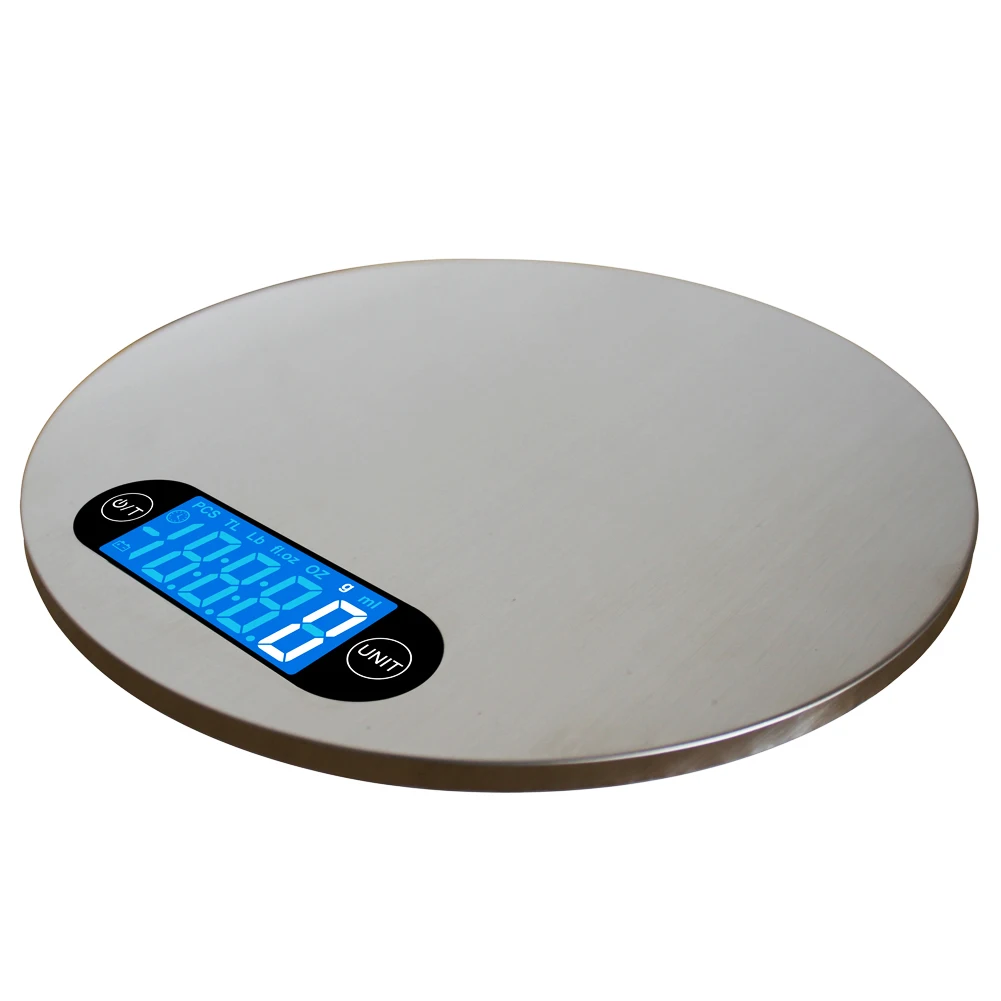 

Touchkey 5KG Digital Scale Kitchen Measure Tools Stainless Steel LED Electronic Bench Scale High Accuracy Sensor Weight Scale