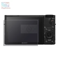 Samoprzylepne szkło hartowane ochrona ekranu LCD etui na Sony RX100 Mark II III IV V VI M2 M3 M4 M5 M6 RX-100 RX10II RX1R ZV1 tanie tanio Qalart CN (pochodzenie) Kamera AS RX100 SERIES LCD Camera