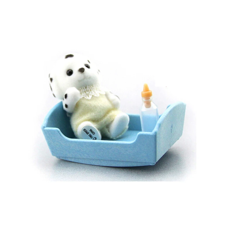Sylvanian Families Dalmatians Dog Baby Dollhouse животное пушистая игрушка фигурки подарок для девочки