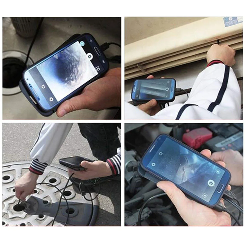 3 в 1 Водонепроницаемый эндоскоп с USB Type C 8 мм|Камеры видеонаблюдения| |