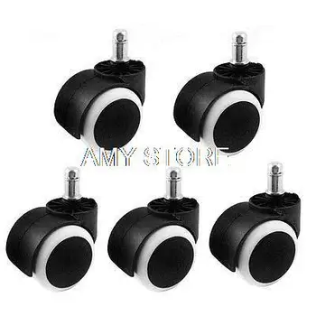 

Furniture 2" 50mm Dia Wheel 11mm x 20mm Lock Stem Mount Swivel Caster