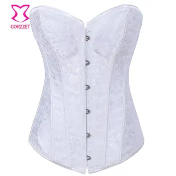 

Floral Pattern Sexy Gothic Corset Fashion Women's Corselet Bridal Bustier & Corset Burlesque Clothing