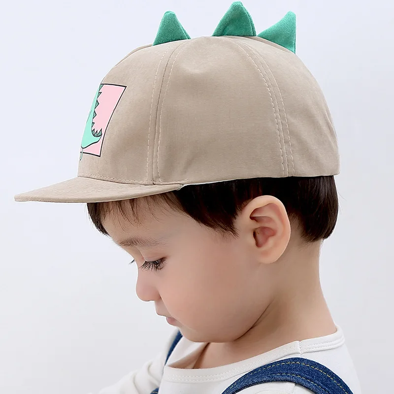 Ostia/детские бейсбольные шапки с динозавром, коллекция года, новая весенняя шапка для девочек и мальчиков, детская бейсбольная шляпа для детей от 2 до 6 лет, H76