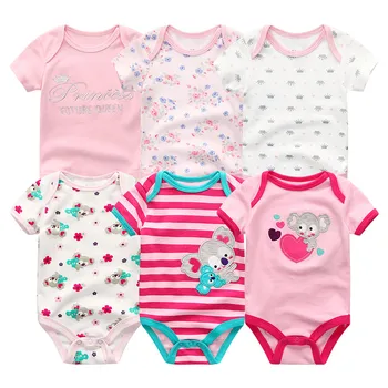 

Baby Boy Clothes Cotton Short Sleeve Newborn Girl Bodysuits 3 6 9 12M Infant Toddler Costumes ropa de bebe