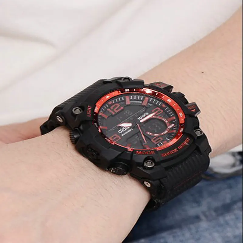 

Brand Hours Watch relojes Waterproof Outdoor Sports G Style Shock Watches Men Quartz  Digital Watch Military LED Wrist Watch